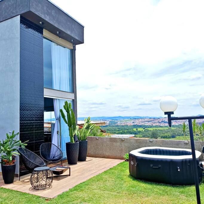 Tiny House Paraiso Minicasas Com Hidromassagem Pouso Alegre Bagian luar foto
